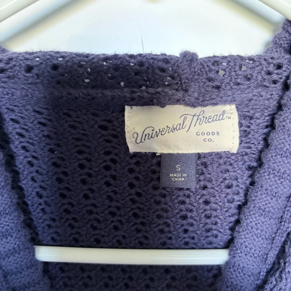 Universal Thread Navy Hoodie with Flag Design - Picture 3 of 5
